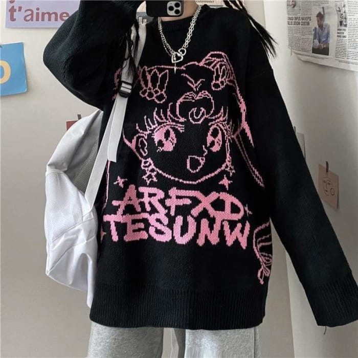 Kawaii Sailor Moon Knitted Sweater SP15960
