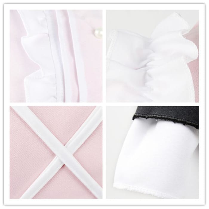 Kawaii Straberry Maid Cosplay Costume CP1812581 - Cospicky