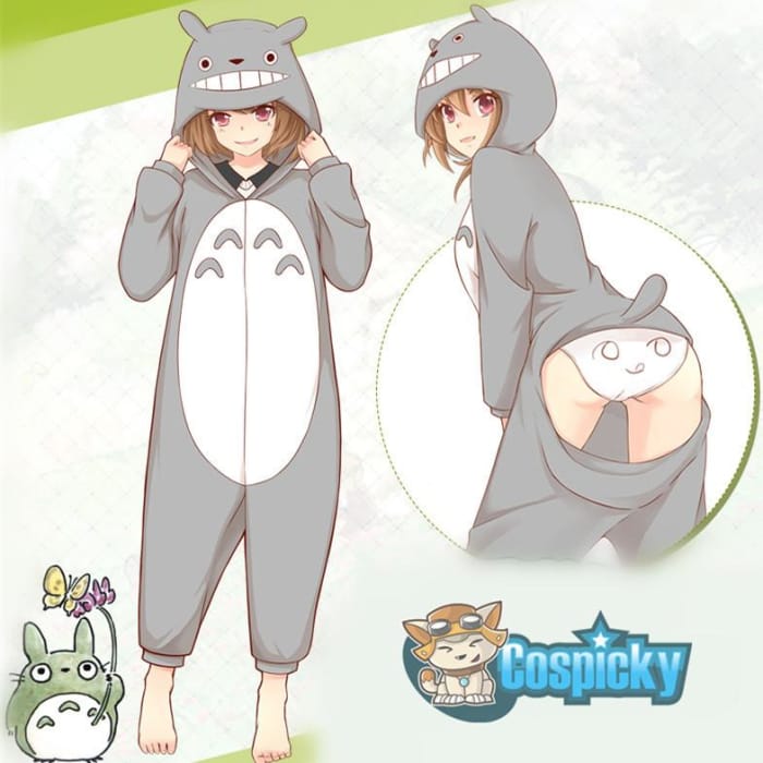 Kawaii Totoro One-piece Homewear Pajamas CP178683 - Cospicky