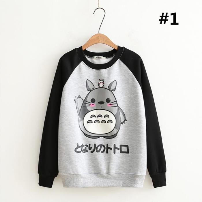Kawaii Warming Totoro Printing Jumper CP168409 - Cospicky