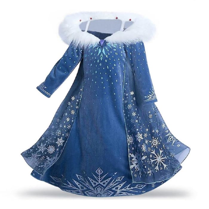 Kids Cosplay Snow Queen 2 Elsa Costume CC0034 - Cospicky