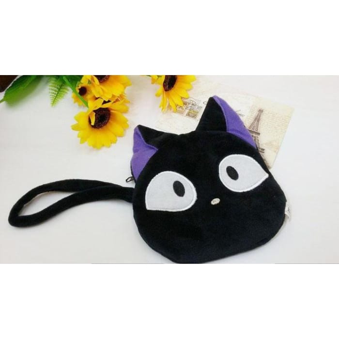 Kiki's Delivery Service Kawaii Black Kitty Cat Plush Bag CP165514 - Cospicky