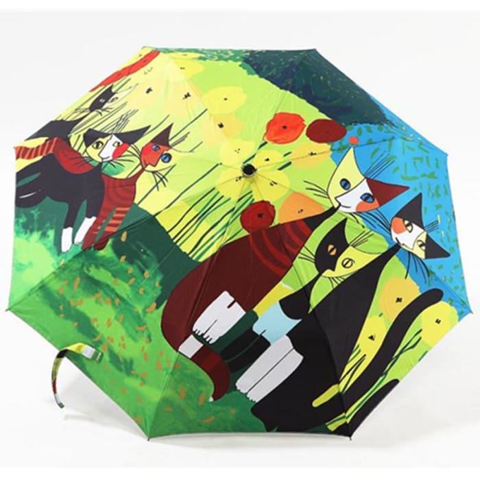 Kitty Family Sun-Rain 3 Fold Umbrella CP153338 - Cospicky