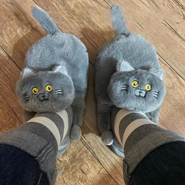Kitty Home Slippers - slippers