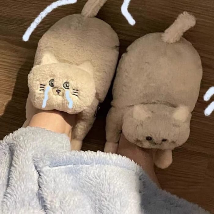 Kitty Home Slippers - slippers