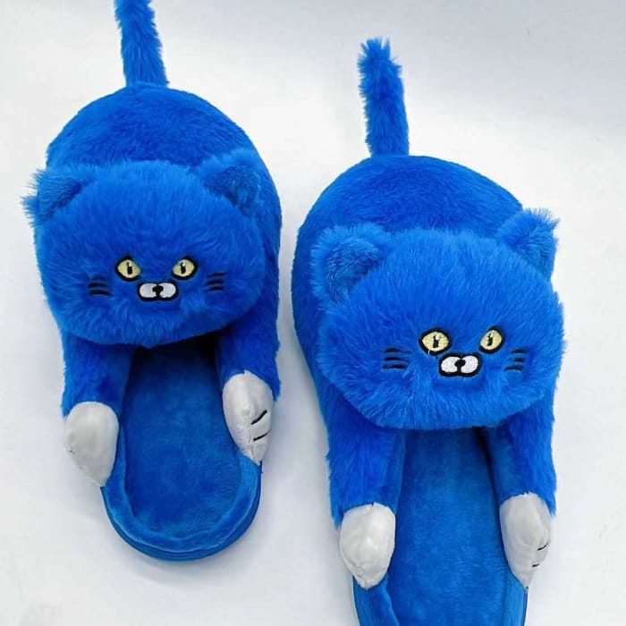 Kitty Home Slippers - A-dark blue / US 6-7/UK 5-5.5/EU 36-37