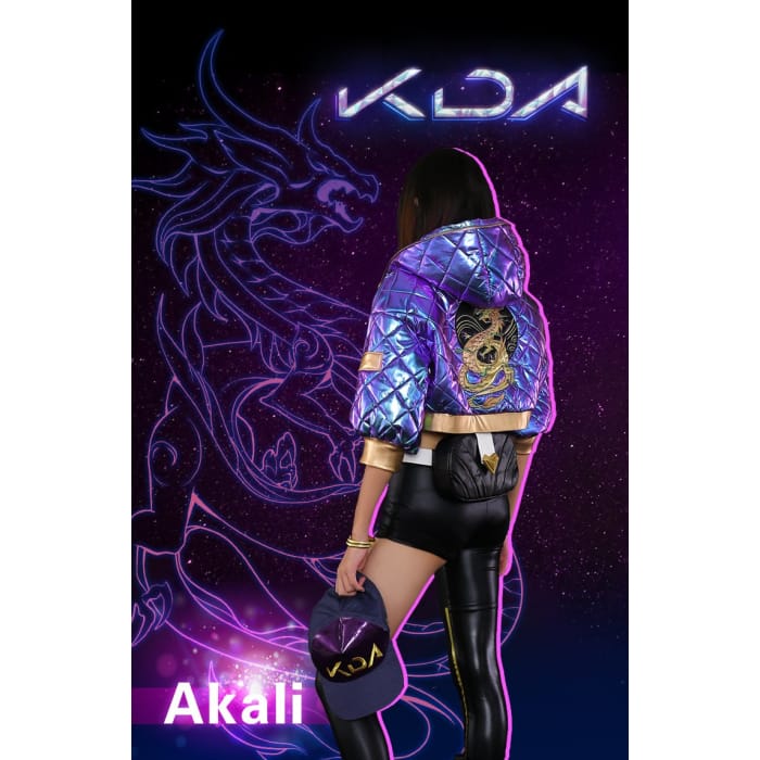 League of Legends Akali (K/DA Skin) Cosplay Costume C13151 - Cospicky