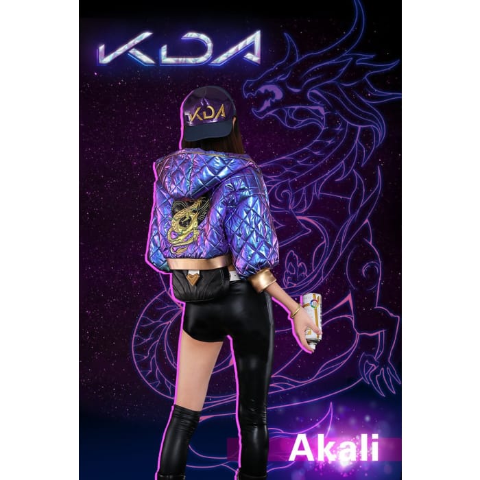 League of Legends Akali (K/DA Skin) Cosplay Costume C13151 - Cospicky