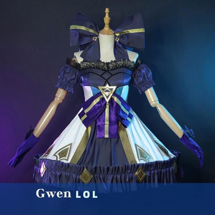 League of Legends Gwen The Hallowed Seamstress Cosplay Costume CC0198 - Cospicky
