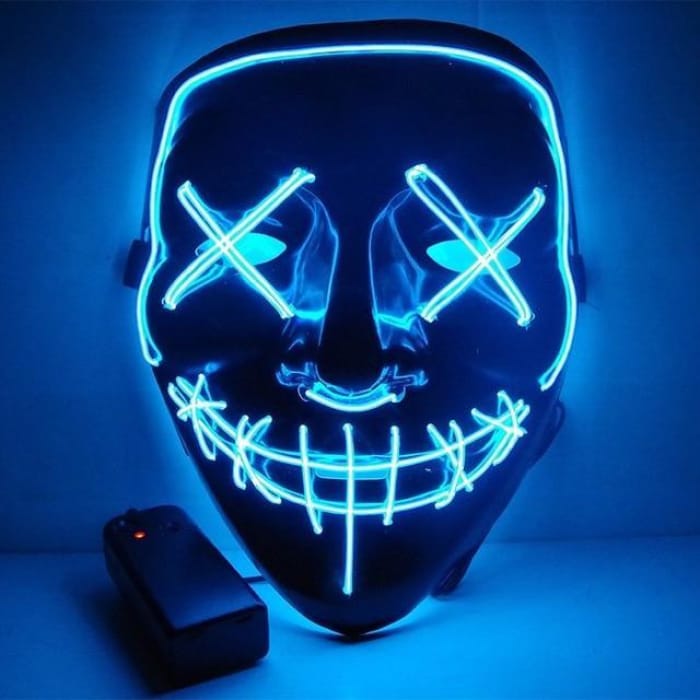 Led Mask Halloween Party Masquerade Mask C15187 - Cospicky