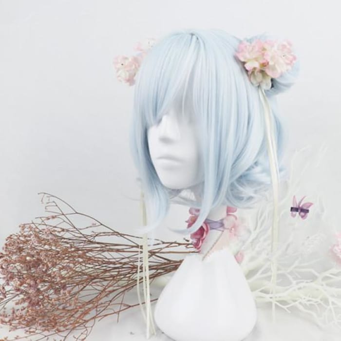 Light Blue Pastel Lolita Short Wig CP1711578 - Cospicky