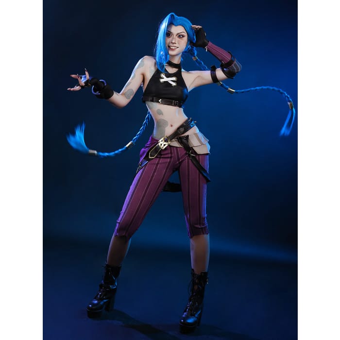 Lol League Of Legends Cos Costume Jinx Battle The Two Cities