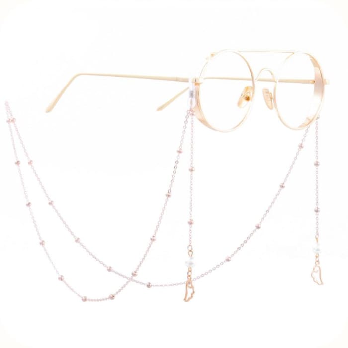 Lolita Pearl Wings Glasses Chain C13768 - Cospicky