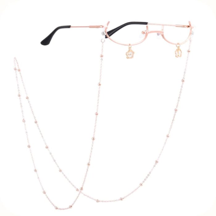 Lolita Pearl Wings Glasses Chain C13768 - Cospicky