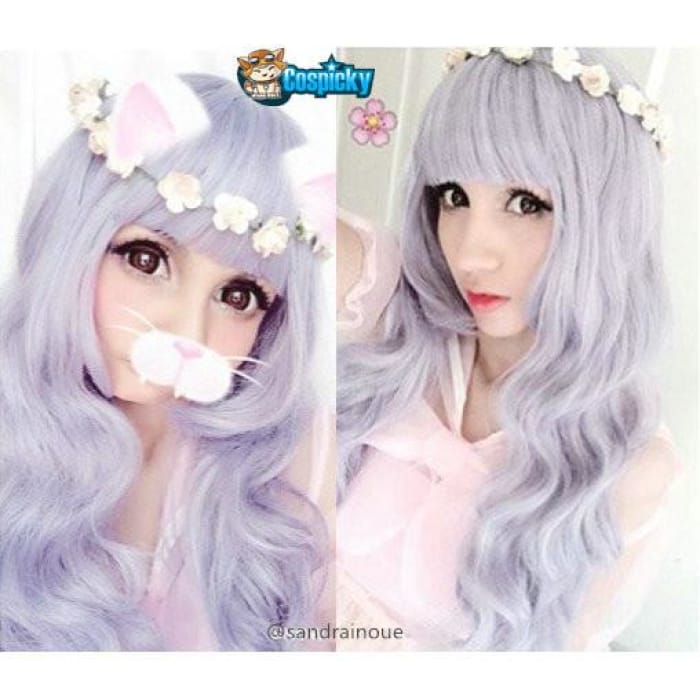 Lolita Purple Curly Long Wig CP166225 - Cospicky