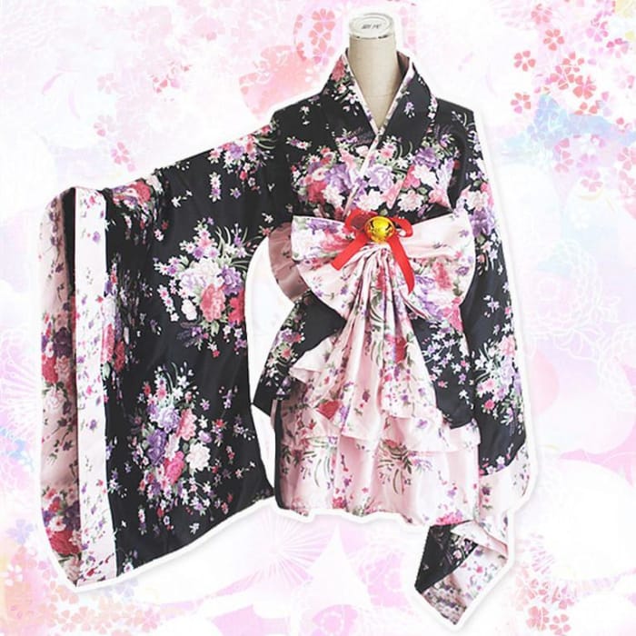 Lolita Sakura Blossom Maid Kimono CP1710547 - Cospicky