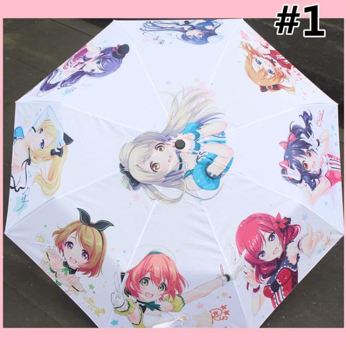 Love Live Anime Pattern Folding Umbrella CP166673 - Cospicky