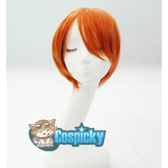 Love Live Hoshizora Rin Orange Cosplay Wig 30cm CP152880 - Cospicky