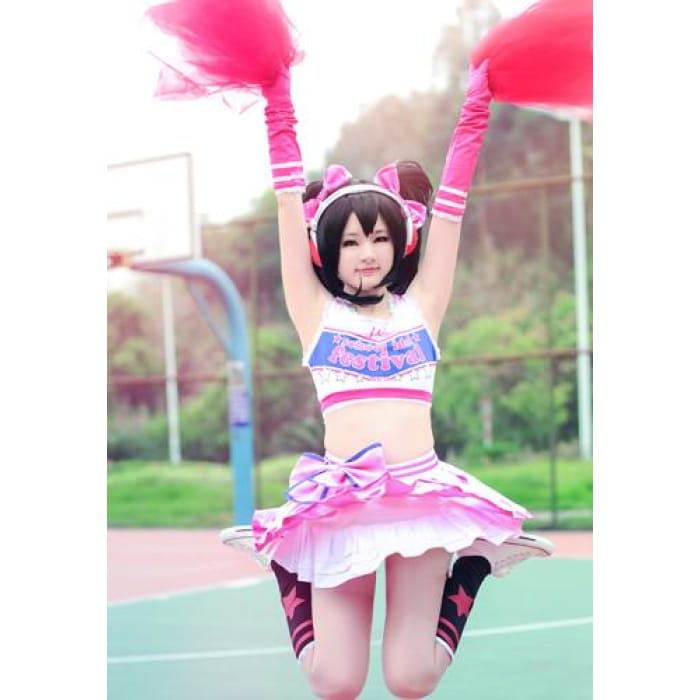 Lovelive - Nico Yazawa Cheerleaders Cosplay Uniform CP153011 - Cospicky