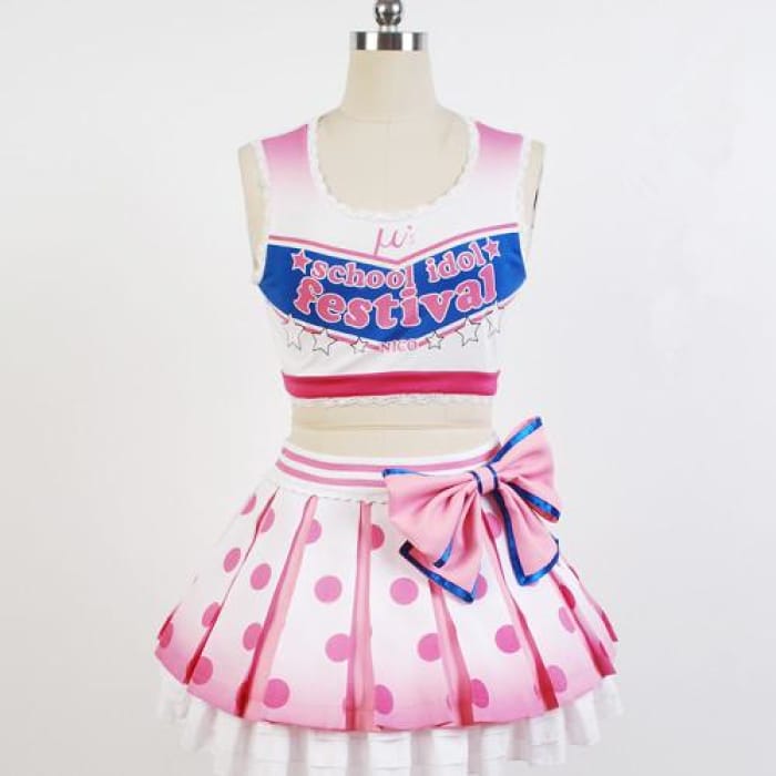 Lovelive - Nico Yazawa Cheerleaders Cosplay Uniform CP153011 - Cospicky