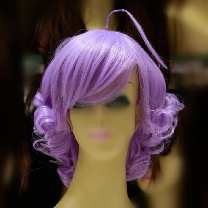 [Lulu, The Flower Angel] Magical Angel Creamy Mami Lavender Short Curly Wig CP165035 - Cospicky