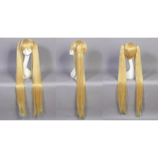Magical Girl Nanoha Buffett Golden Long Wig CP164778 - Cospicky