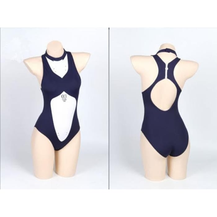 Manta Ray Hot Stamping Laser Swimsuit C15587