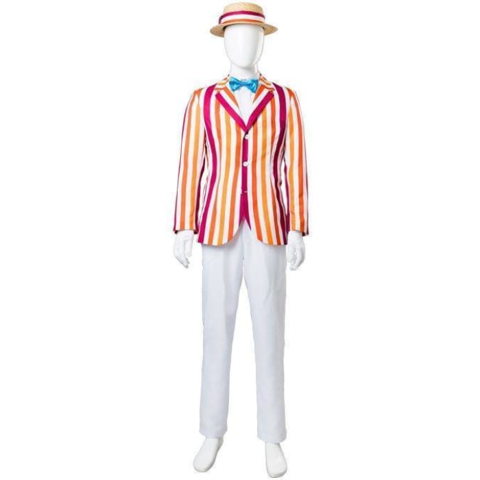 Mary Poppins 1964 Film Bert Dick Van Dyke Suit Cosplay Costume - Cospicky