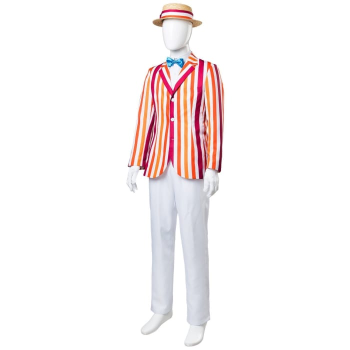 Mary Poppins 1964 Film Bert Dick Van Dyke Suit Cosplay Costume - Cospicky