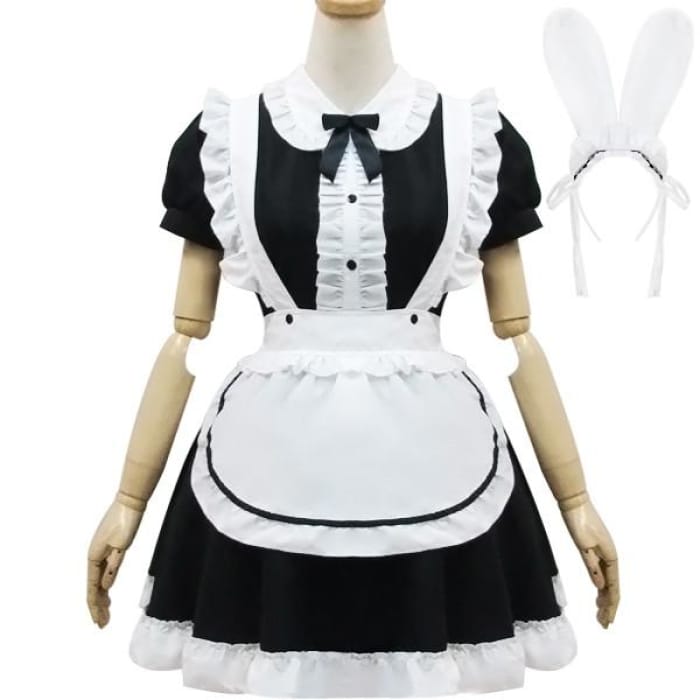 Miss Bunny Caff Maid Dress Cosplay Costume CP153689 - Cospicky
