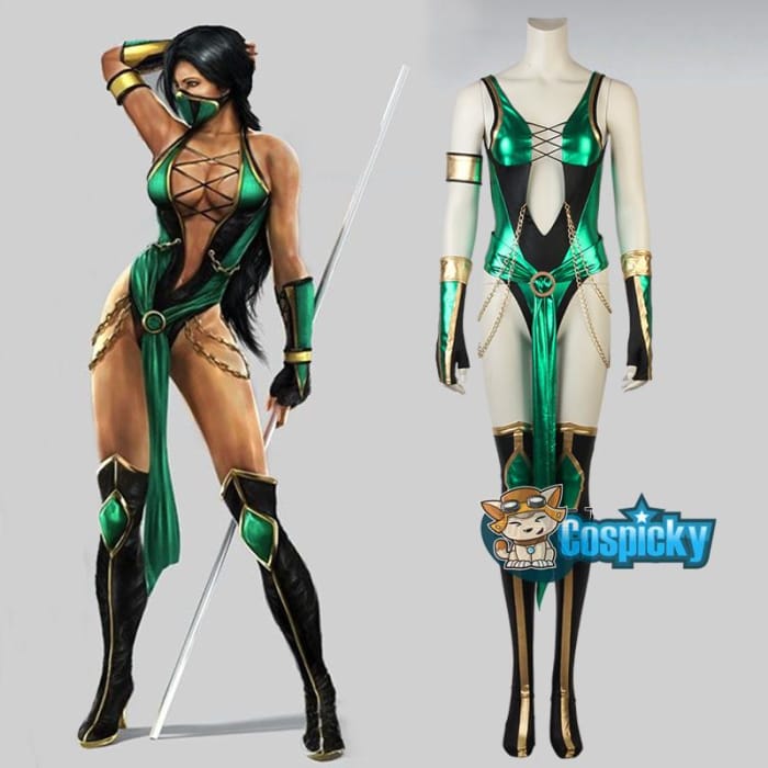Mortal Kombat X Jade Cosplay Costume C14141 - Cospicky
