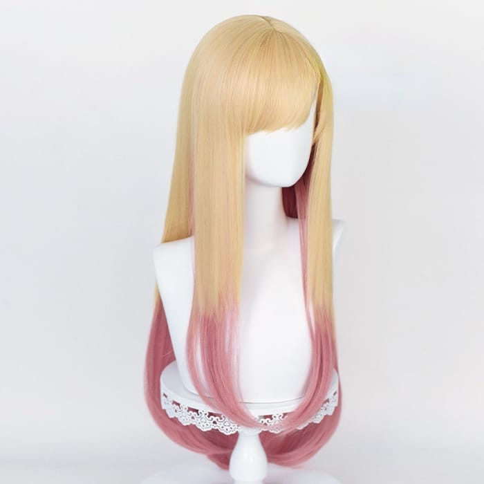 My Dress-Up Darling Marin Kitagawa Gradient Pink Blonde Wig 