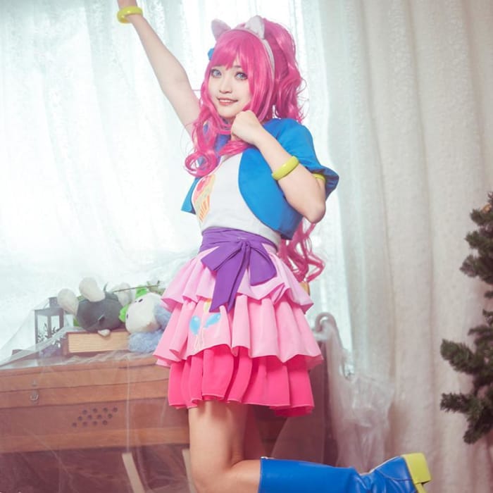 My Little Pony Pinkie Cosplay Costume C13742 - Cospicky