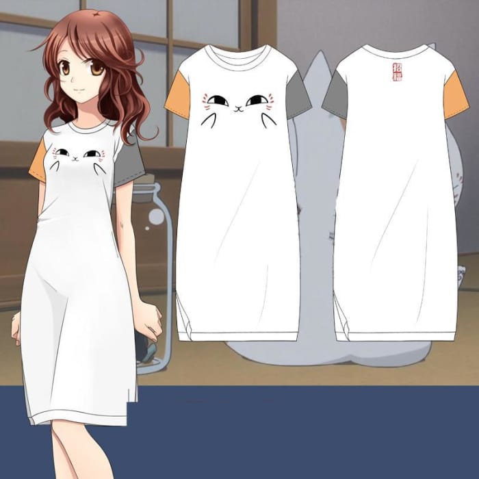 Natsume Yuujinchou Nyanko Sensei Pajamas Dress CP1710559 - Cospicky