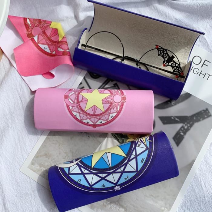 Navy/Pink Cardcaptor Sakura Glasses Case C14387 - Cospicky