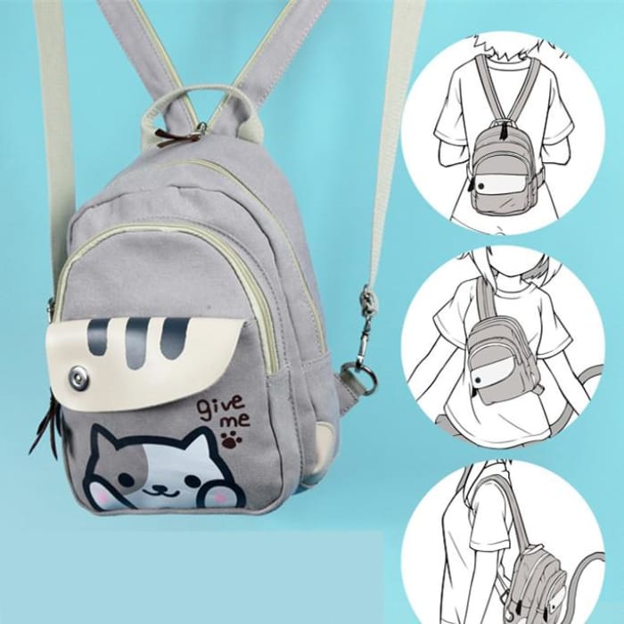 Neko Atsume Anime Printing Backpack CP165078 - Cospicky