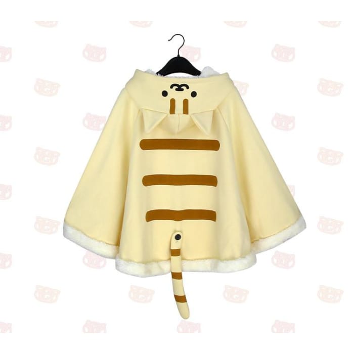 Neko Atsume Kitty Cat Sweater Hoodie Cloak Cape CP168276 - Cospicky