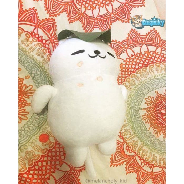 [Neko Atsume] White Lovely Neko Cat Plush Toy CP165154 - Cospicky