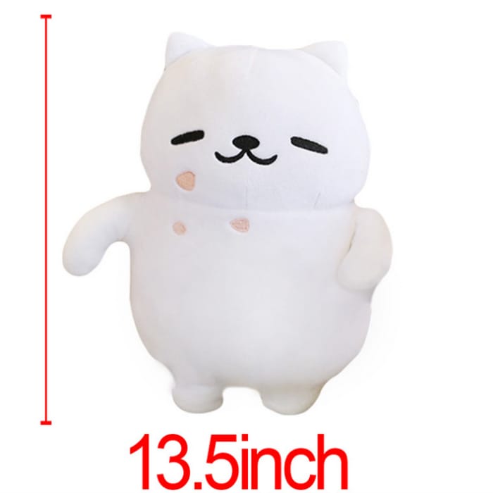 [Neko Atsume] White Lovely Neko Cat Plush Toy CP165154 - Cospicky