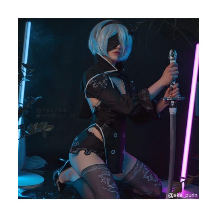 NieR automata Re in carnation 2B Halloween Carnival Cosplay 