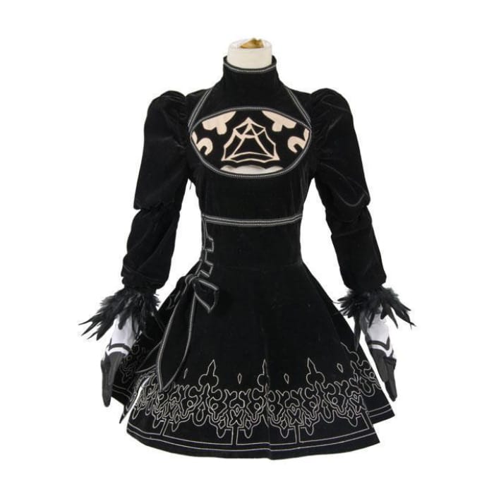 NieR:Automata 2B Uniform Dress Cosplay Costume - Cospicky