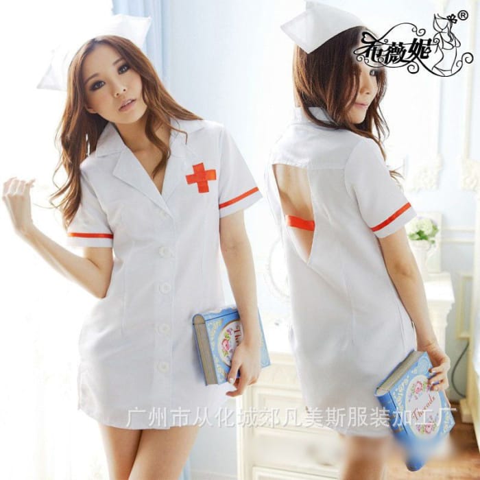 Nurse Lingerie Costume-3