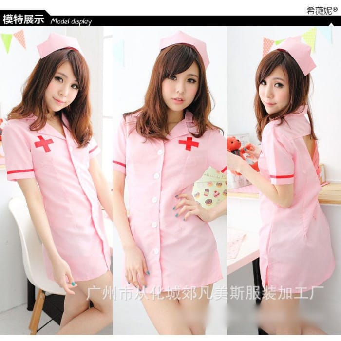 Nurse Lingerie Costume-4