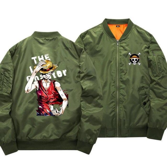One Piece Bomber Jacket <br> Luffy (Green) - Cospicky