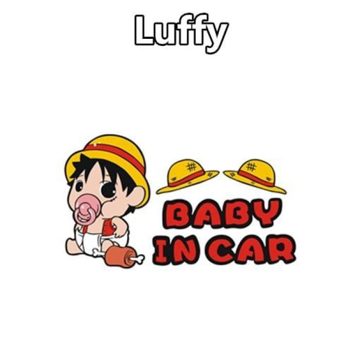 One Piece Car Sticker <br> Baby in Car - Cospicky