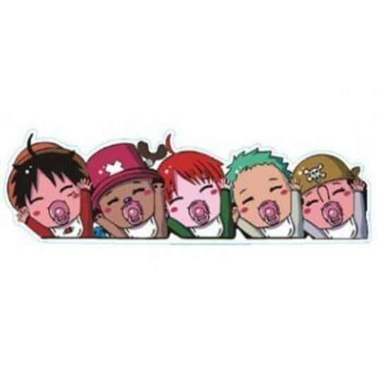 One Piece Car Sticker <br>  Baby Straw Hat Crew - Cospicky