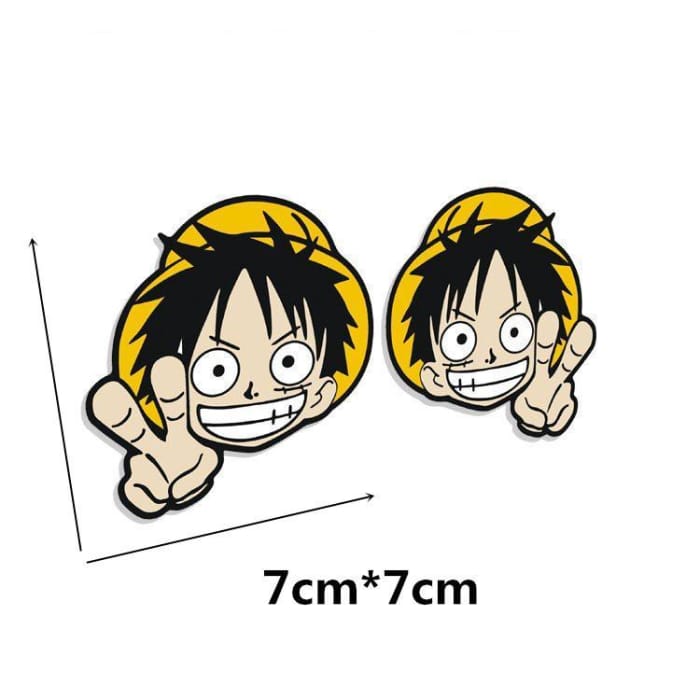 One Piece Car Sticker <br> Chibi Luffy - Cospicky