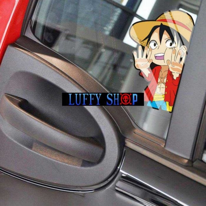 One Piece Car Sticker <br> Luffy Window - Cospicky