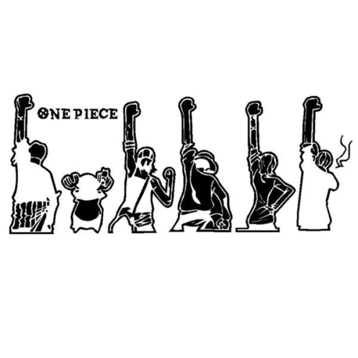 One Piece Car Sticker <br> Straw Hat Crew - Cospicky