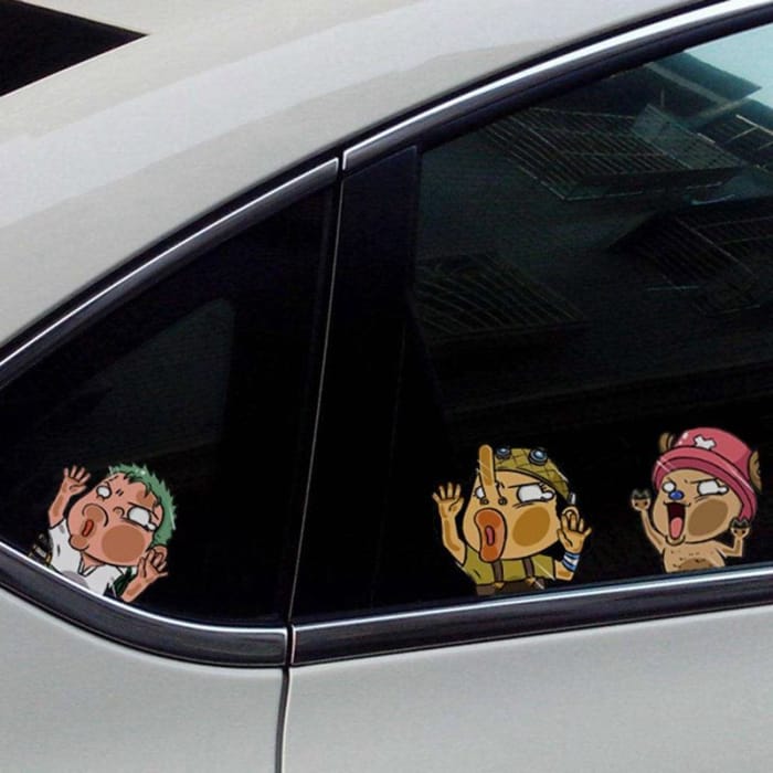 One Piece Car Sticker <br> Stuck Face Window - Cospicky